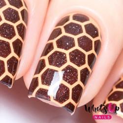 Honeycomb Stencils Whats Up Nails