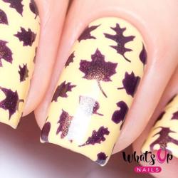 Leaves Stencils Whats Up Nails