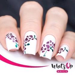 Orchids Stencils by solo_nails Whats Up Nails