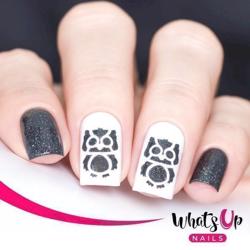 Owl Stencils Whats Up Nails