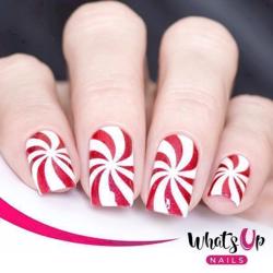 Peppermint Candy Stencils Whats Up Nails