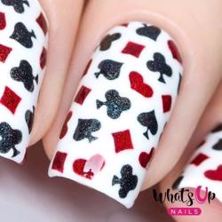 Playing Cards Stencils Whats Up Nails