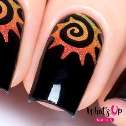 Tribal Sun Stencils Whats Up Nails