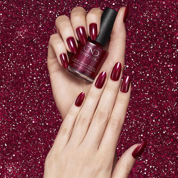 330 Rebellious Ruby, Crystal Alchemy, CND Vinylux