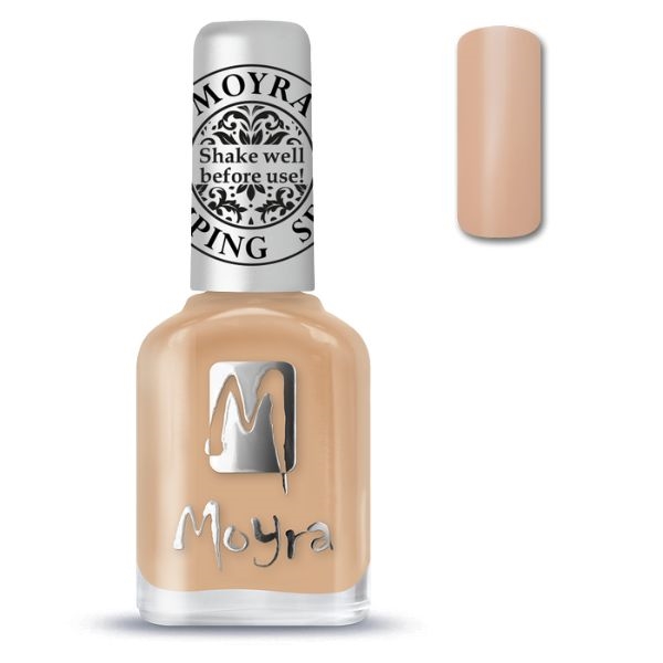 Se SP18 Beige Moyra Stamping nail polish hos Nicehands.dk