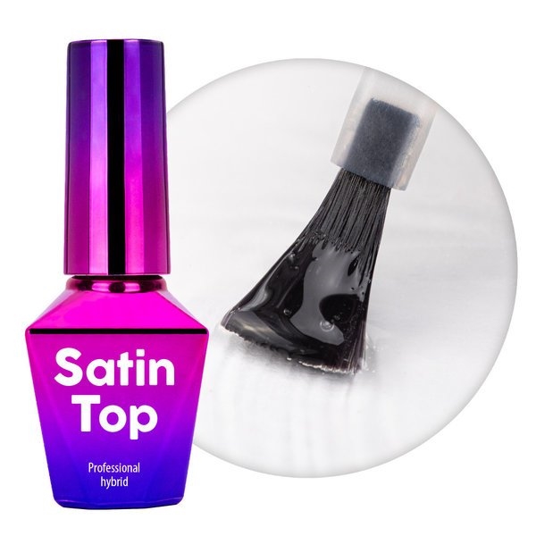 Satin Top, Gelpolish Topcoat, No Wipe, Molly Lac