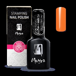 Orange Smart Polish, Langsom tørrende stamping neglelak, SPS07, Moyra