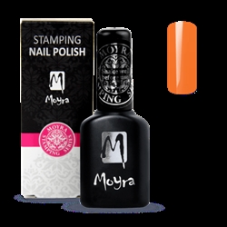 Orange Smart Polish, Langsom tørrende stamping neglelak, Moyra (u)