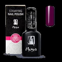 Lilla Smart Polish, Langsom tørrende stamping neglelak, SPS08, Moyra