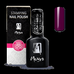 Lilla Smart Polish, Langsom tørrende stamping neglelak, Moyra (u)