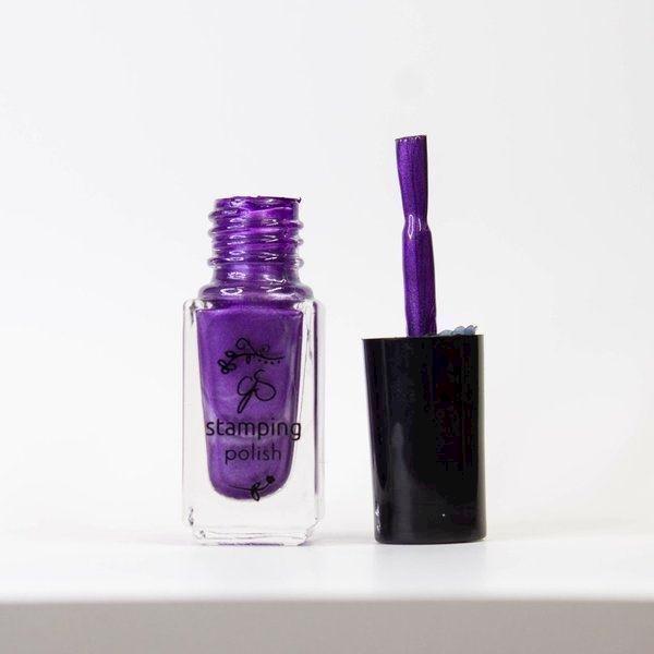 #48 Sparkling Grape - Stamping neglelak 5 ml, Clear Jelly Stamper