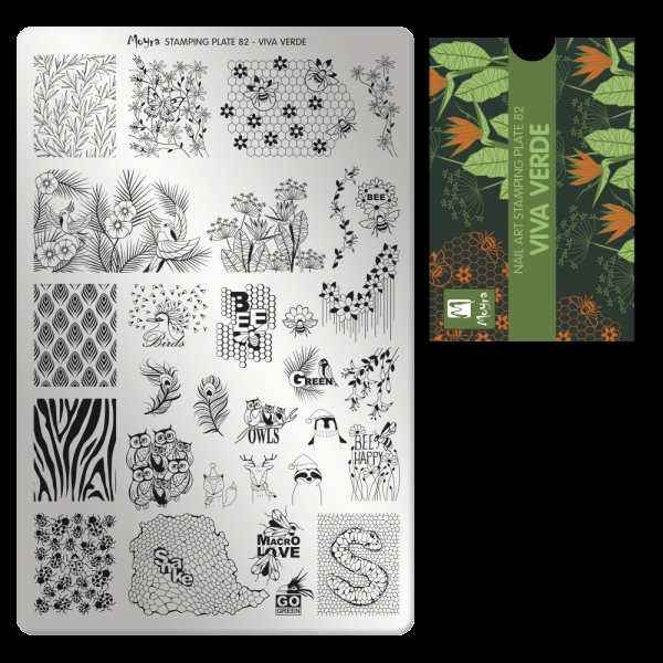 Se Viva Verde, NO. 82, Moyra Stamping Plade hos Nicehands.dk