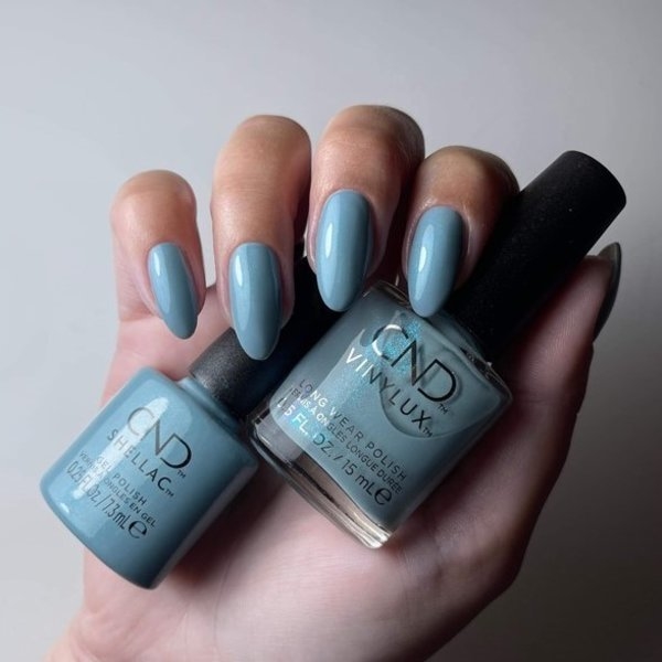 Billede af 449 Teal Textile, Upcycle Chic, CND Vinylux