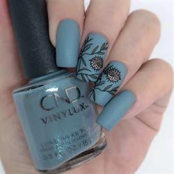 449 Teal Textile, Upcycle Chic, CND Vinylux