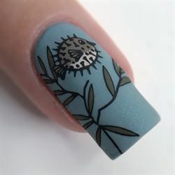 449 Teal Textile, Upcycle Chic, CND Vinylux