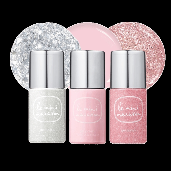 C\'est Glitter TRIO (Limited Edition) Gelpolish, Le Mini Macaron