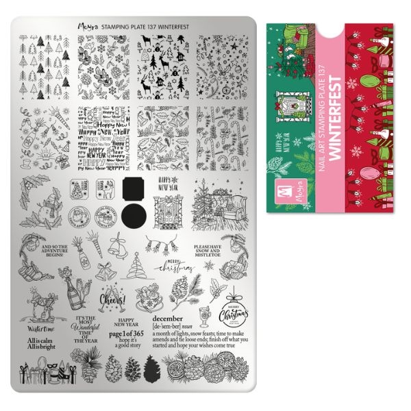 Winterfest Stamping Plade NO. 137, Moyra