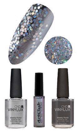 Nailart pakke - Silver Delight