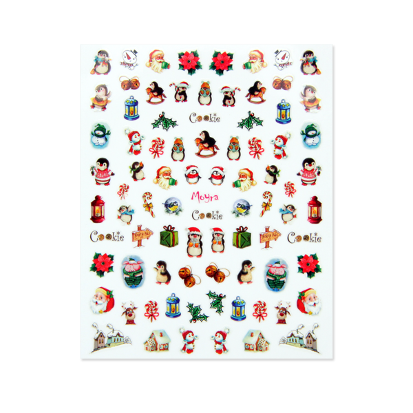 Moyra Nail Stickers med julemotiver No. 15