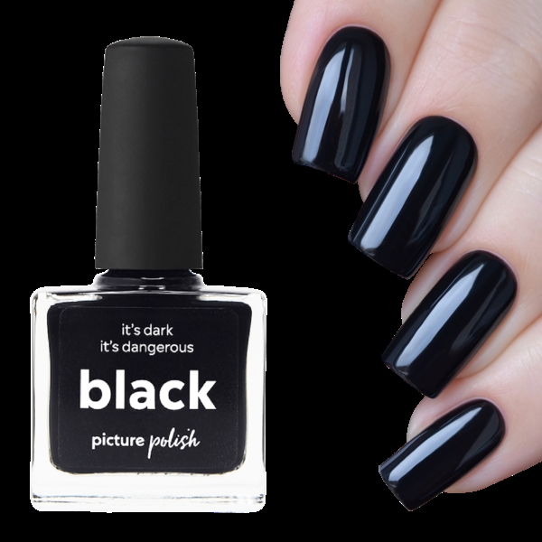 Billede af BLACK, Classic, Picture Polish