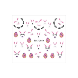 Påske klistermærker med glimmer, selvklæbende og ultratynde, 1096D, GNB