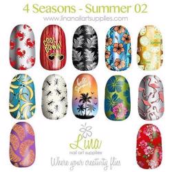 4 Seasons - Summer 02 * NEW * Lina Nail Art