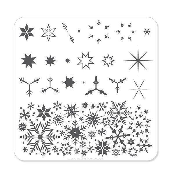 Snowflakes (CjS-03) - Stampingplade