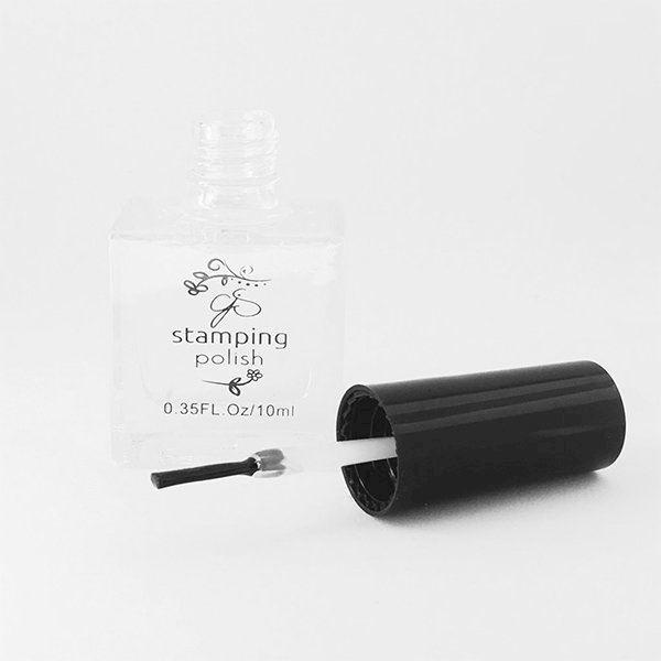 Smear Not - smudge resistant Top Coat - 10ml, Clear Jelly Stamper