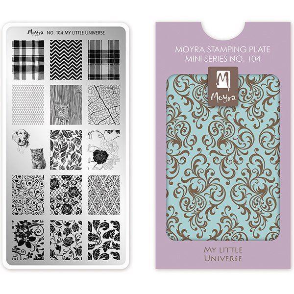 Billede af My little universe MINI Stamping Plade NO. 104, Moyra