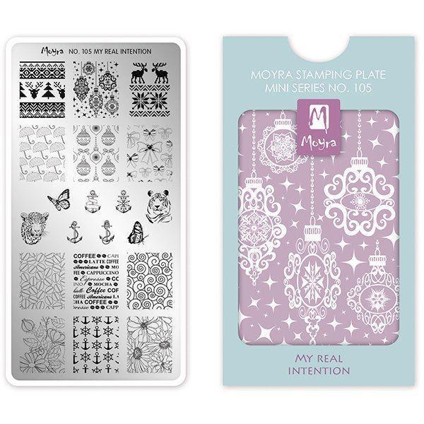 Se My real intention MINI Stamping Plade NO. 105, Moyra hos Nicehands.dk