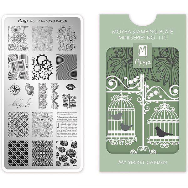 Se My secret garden MINI Stamping Plade NO. 110, Moyra hos Nicehands.dk