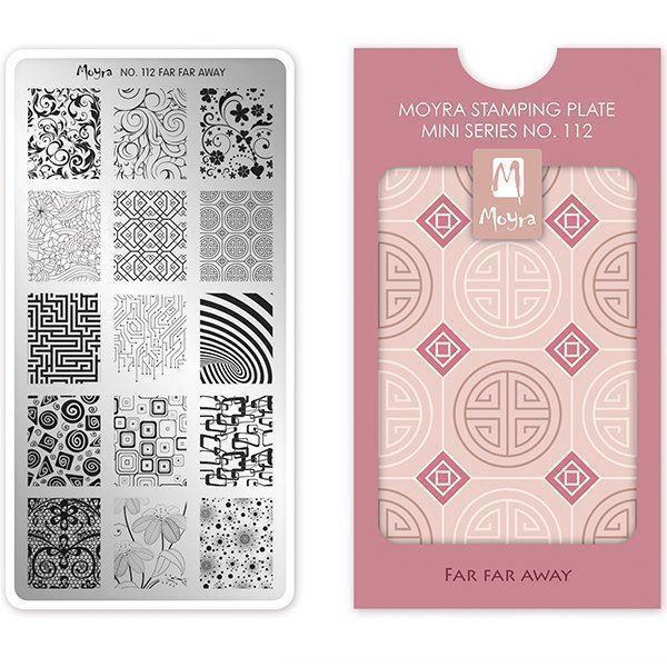 Billede af Far far away MINI Stamping Plade NO. 112, Moyra