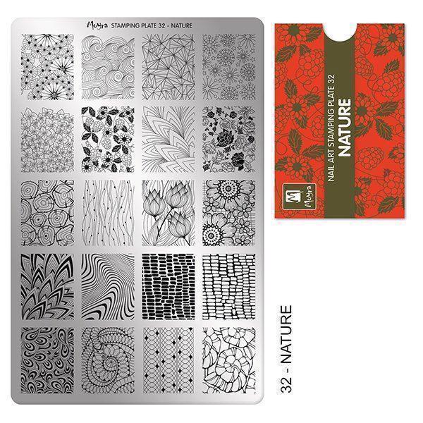 Se Nature Stamping Plade NO. 32, Moyra hos Nicehands.dk