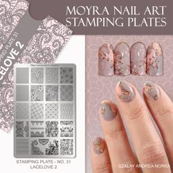 Lacelove 2, NO. 31, Moyra Stamping Plade