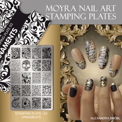 Stamping Plate NO. 03 Ornaments Moyra