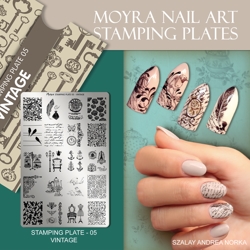 Stamping Plate NO. 05 Vintage Moyra