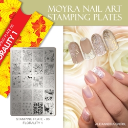 Stamping Plate NO. 06 Florality 1 Moyra