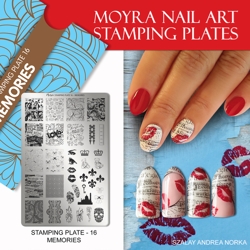 Stamping Plate NO. 16 Memories Moyra