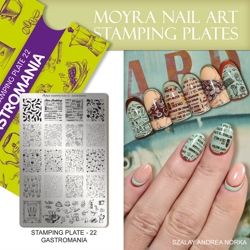 Gastromania Stamping Plate NO. 22 Moyra