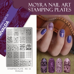 Rivalda Stamping Plate NO. 33 Moyra