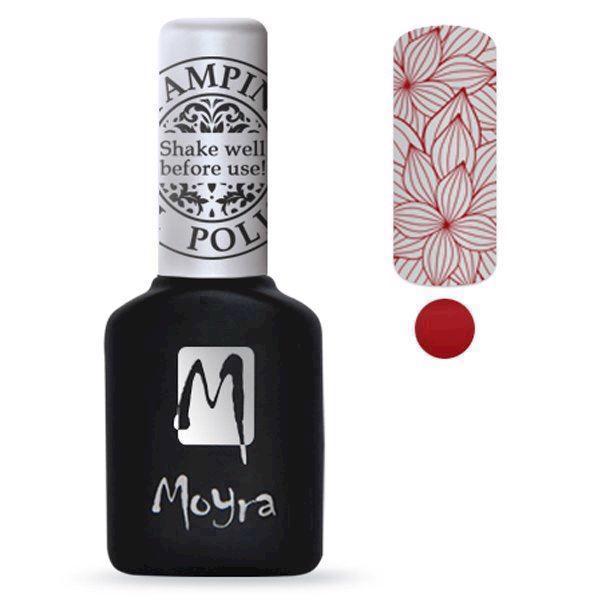 Moyra, Rød Stamping gel polish Billede af Moyra, Rød Stamping gel polish