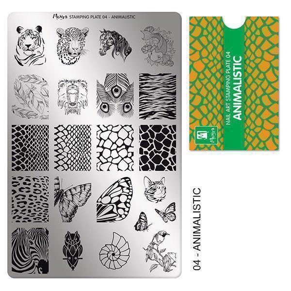 Billede af Animalistic Stamping Plade NO. 04, Moyra