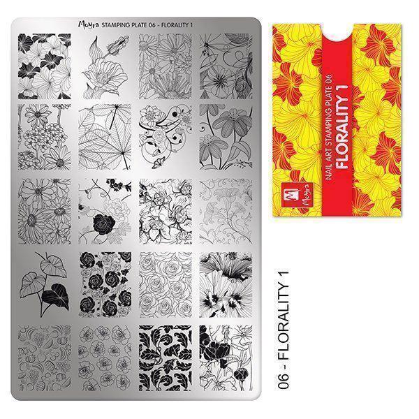 Stamping Plate NO. 06 Florality 1 Moyra