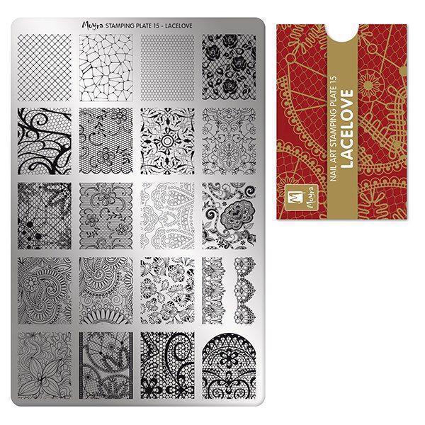 Billede af Lacelove Stamping Plade NO. 15, Moyra