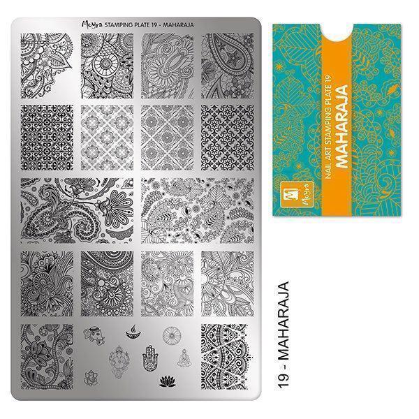 Billede af Mahajara Stamping Plade NO. 19, Moyra