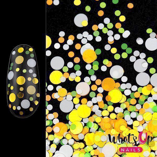 Citrus Confetti Whats up nails