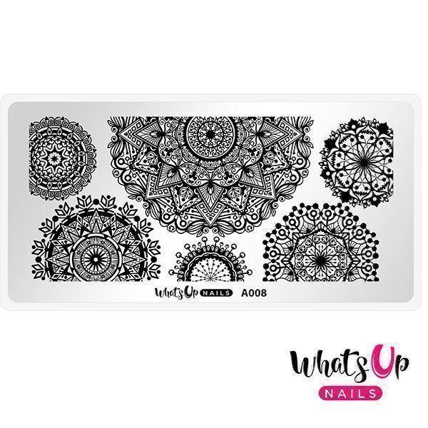 A008 Mandala Blossoms Whats up nails