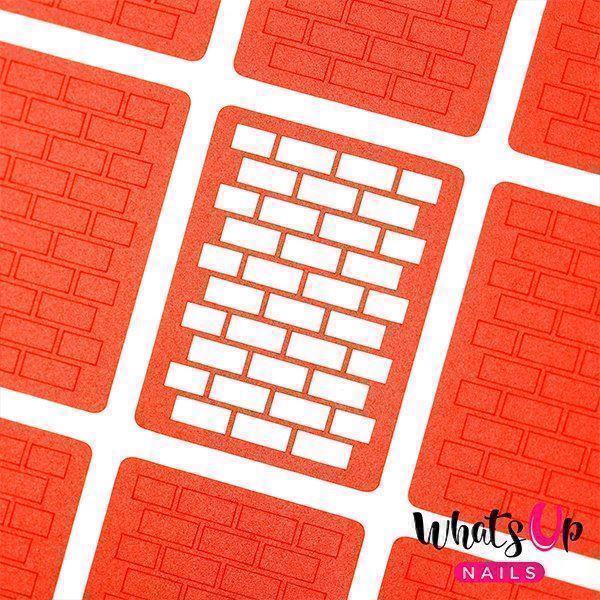 8: Brick Stencils, Whats up Nails