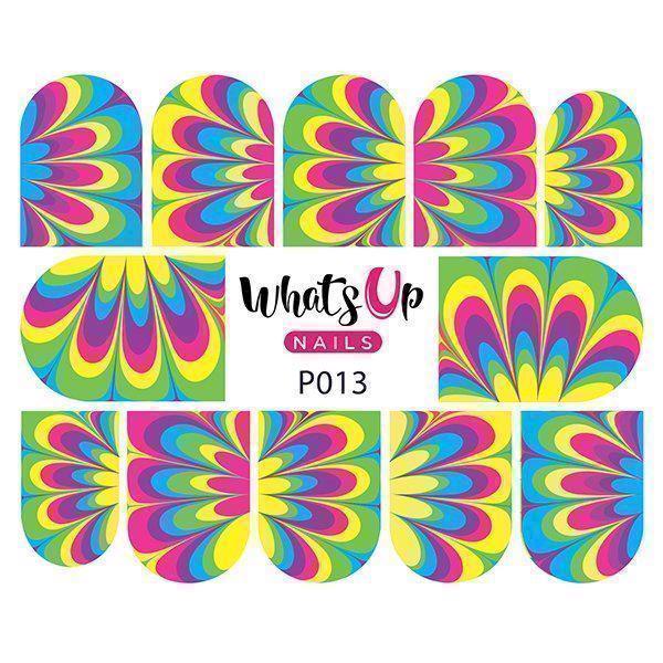 P013 Neon Petal Watermarble