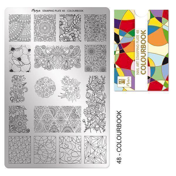 Se Colourbook Stamping Plade NO. 48, Moyra hos Nicehands.dk